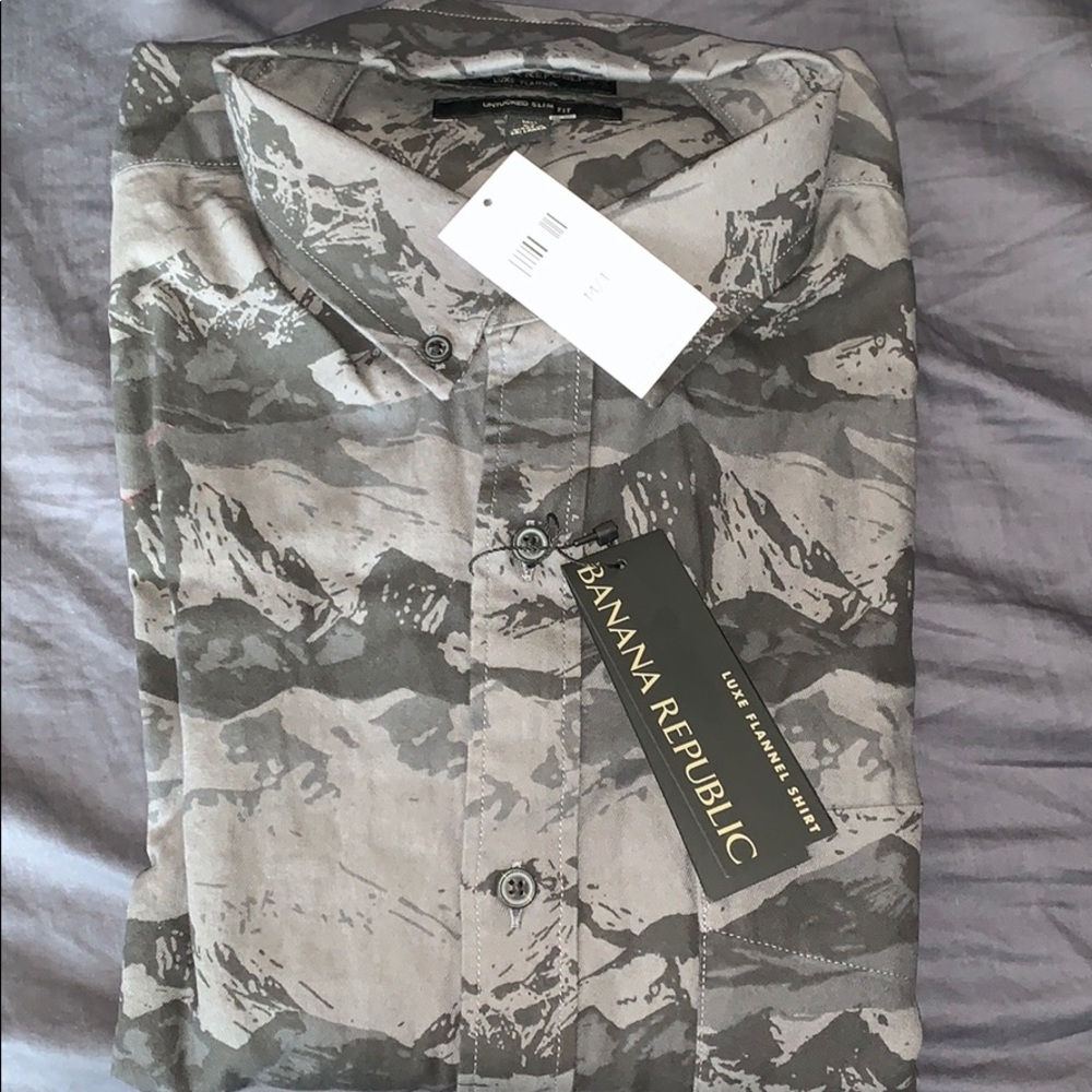 Banana Republic Luxe Flannel shirt Medium/Tall